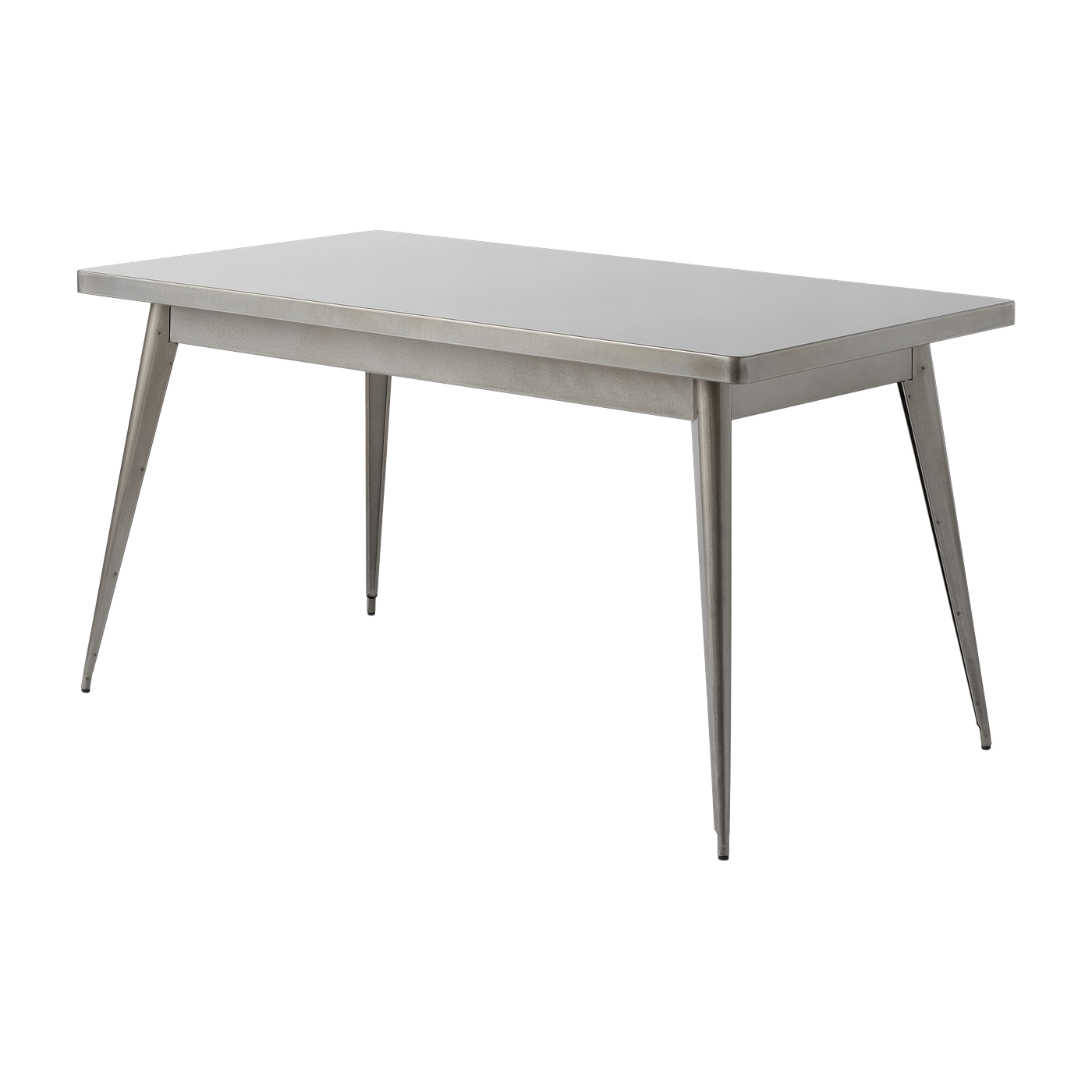 Tavolo rettangolare in acciaio verniciato grezzo 140x80cm 55 - - Prezzo Tolix