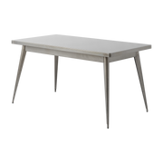 Mesa rectangular de acero barnizado inacabado 140x80cm 55 - - Precio Tolix