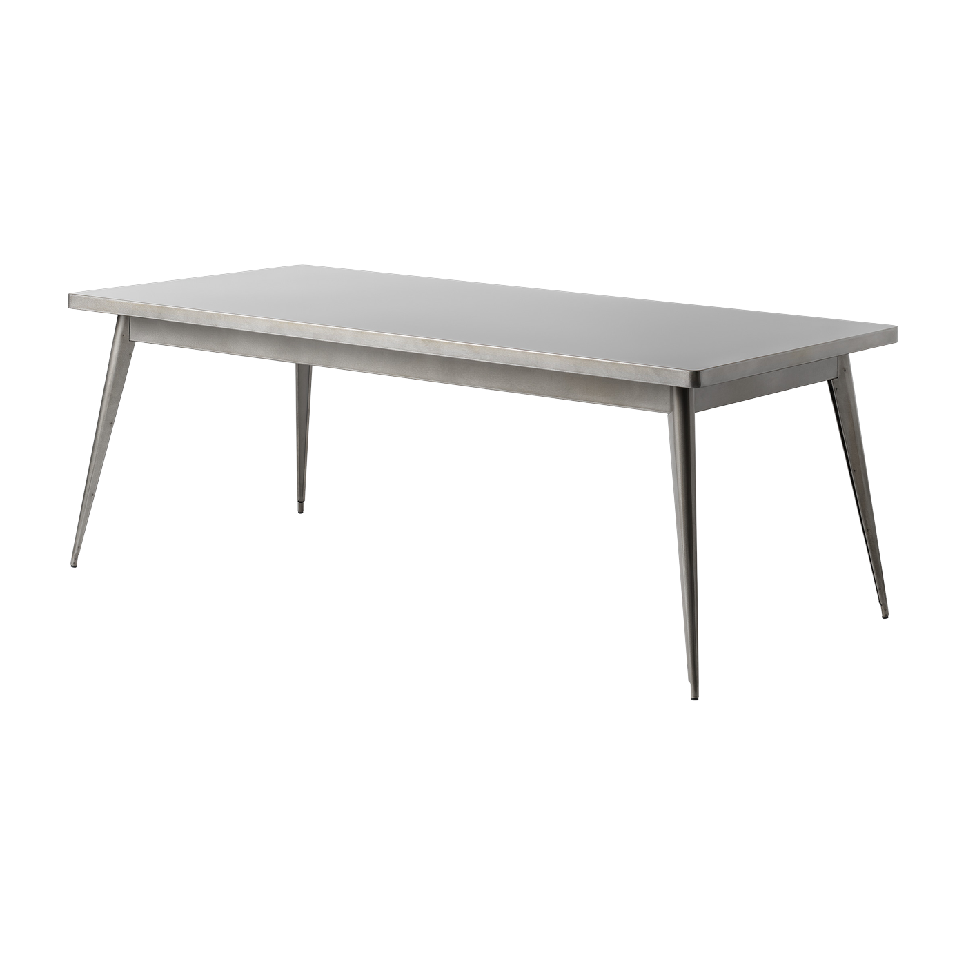 Tavolo rettangolare in acciaio verniciato grezzo 200x95cm 55 - - Prezzo Tolix