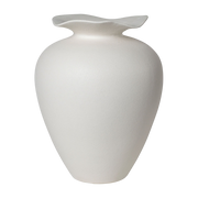 Vase gres esmaltado mat blanco roto 33x44cm Florentina - Broste Copenhagen