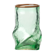 Vase en verre soufflé vert 12,2x22cm Ellen - Broste Copenhagen