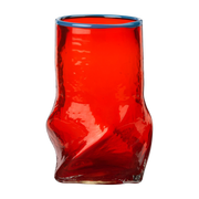 Vase en verre soufflé rouge 12,2x22cm Ellen - Broste Copenhagen