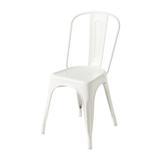 Silla de acero blanco puro A - Tolix
