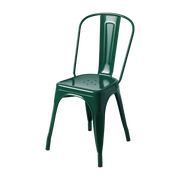Chaise en acier vert mousse A - Tolix