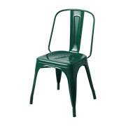 Chaise en acier vert mousse AC - Tolix