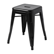 Tabouret en acier noir foncé 45cm - Tolix