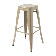 Grey-beige steel stool 75cm - Tolix