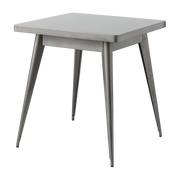 Table rectangulaire  en acier brut vernis 70x70cm 55 - Tolix