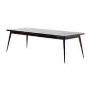 Rectangular steel table, black-brown 240x100cm 55 - Tolix