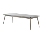 Table rectangulaire en acier brut vernis 240x100cm 55 - Tolix