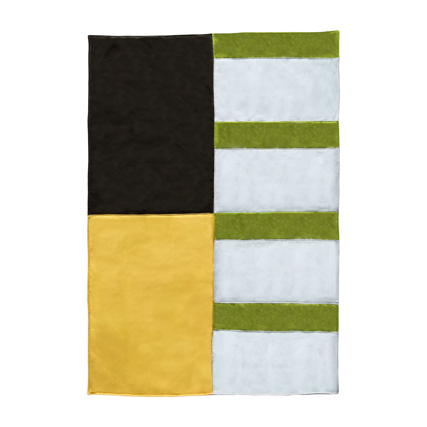 Manta textil reciclada amarilla 195x140cm Klod - EMKO