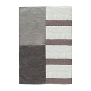 Plaid en textile recyclé marron 195x140cm Klod - EMKO