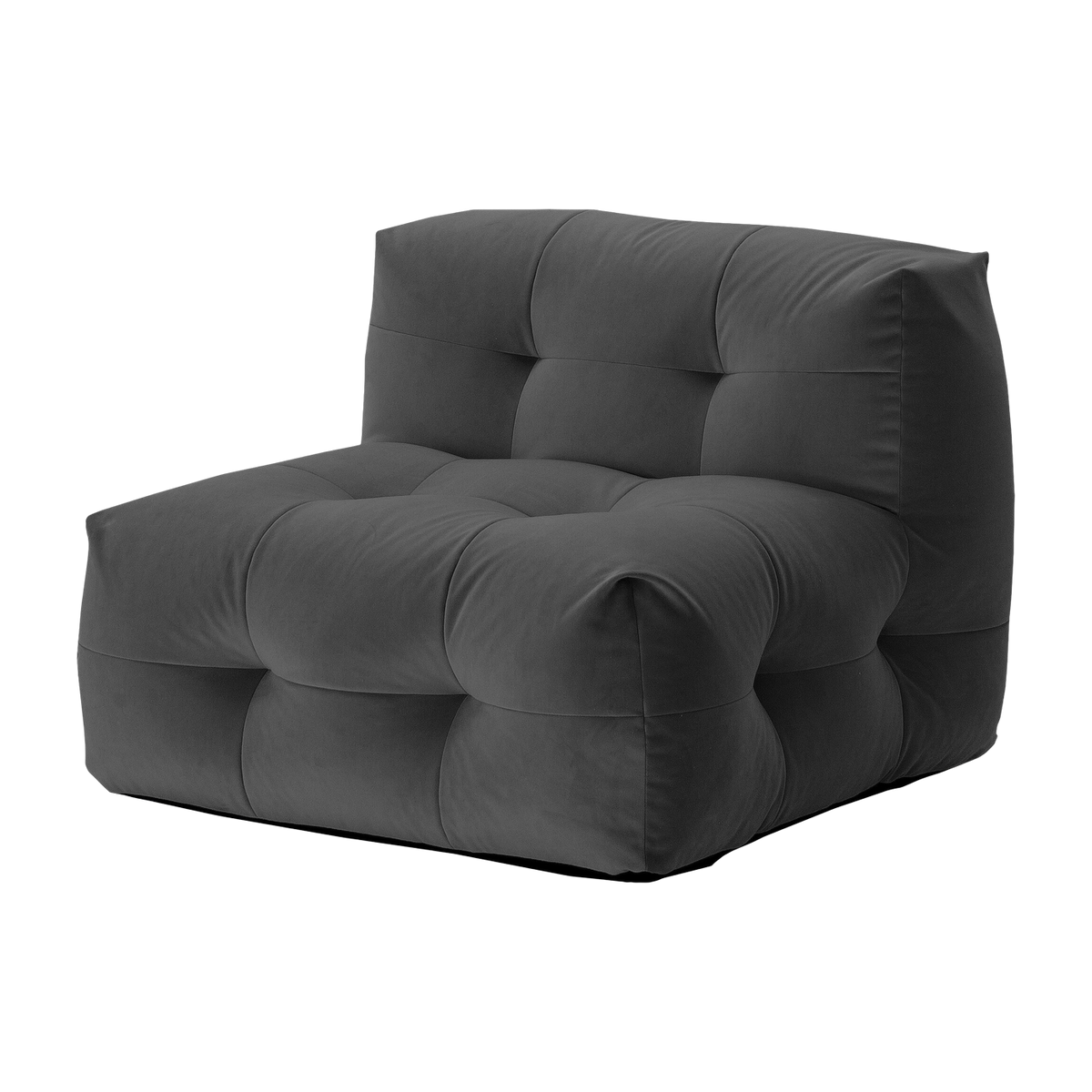 Sessel mit Stoffbezug textum avelina dunkelgrau 105cm Not-A-Sofa -. EMKO