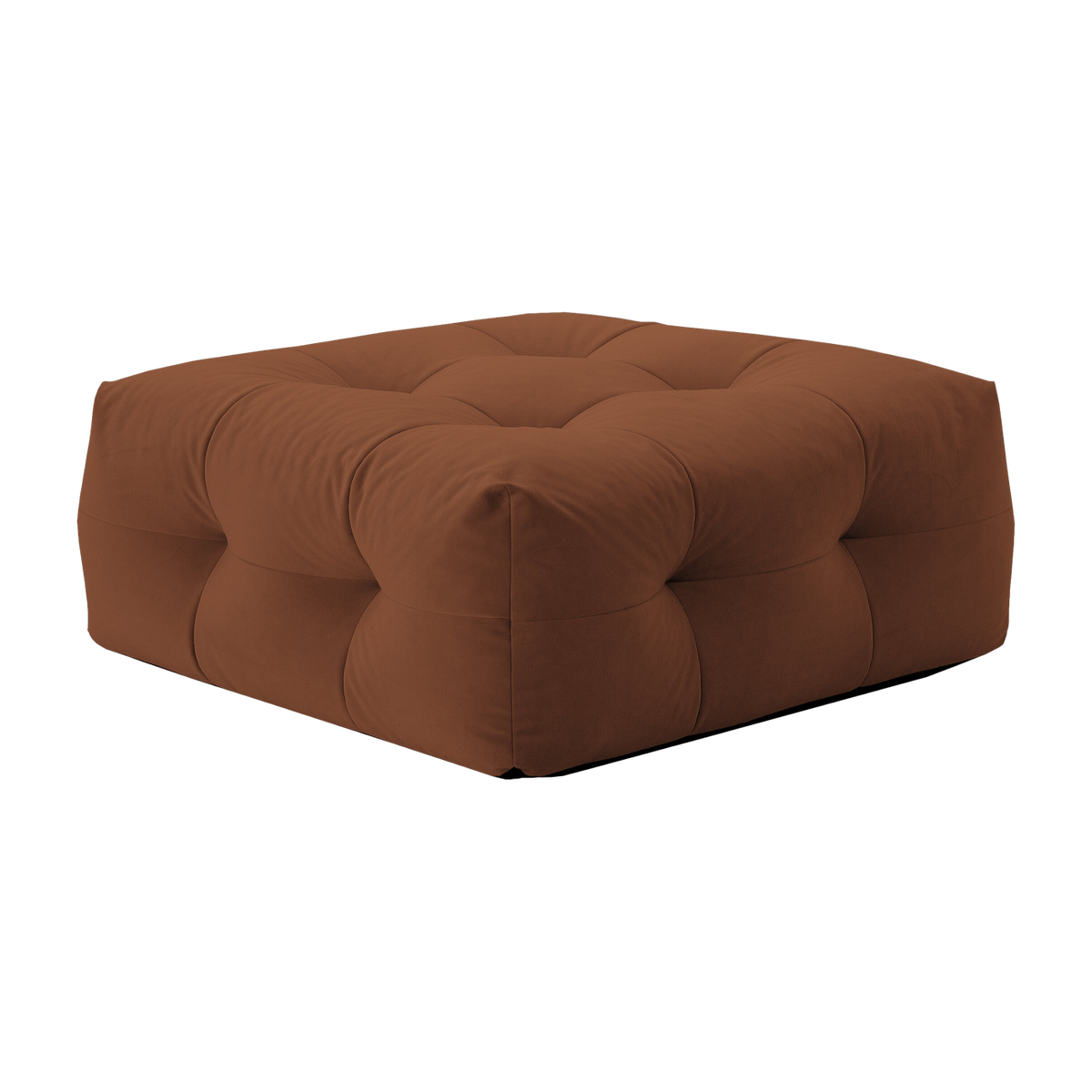 Pouf en tissu textum avelina chocolat 105x48cm Not-A-Sofa - EMKO