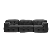 3-Sitzer-Sofa mit Stoffbezug textum avelina dunkelgrau 315cm Not-A-Sofa -. EMKO