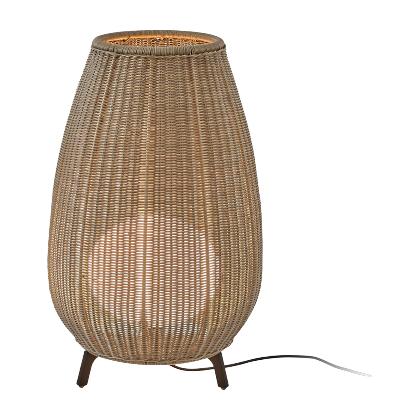 Light beige aluminum lamp sol 49x77, 5cm Amphora 01 - Bover
