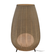 Lampe de sol led dimmable en aluminium beige clair 89x137cm Amphora 03 - Bover