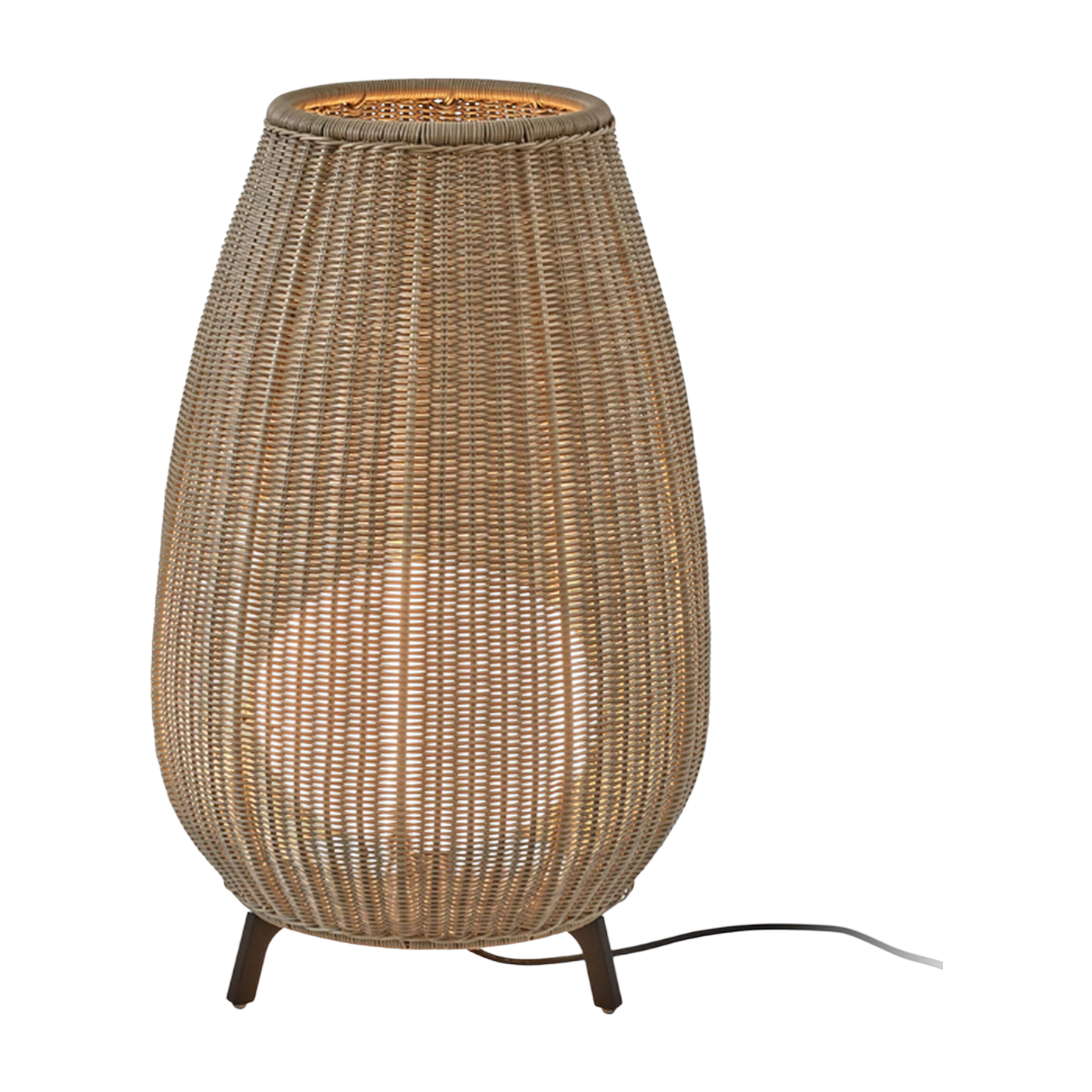 sol led dimmable light beige aluminum lamp 49x77, 5cm Amphora 01 - Bover