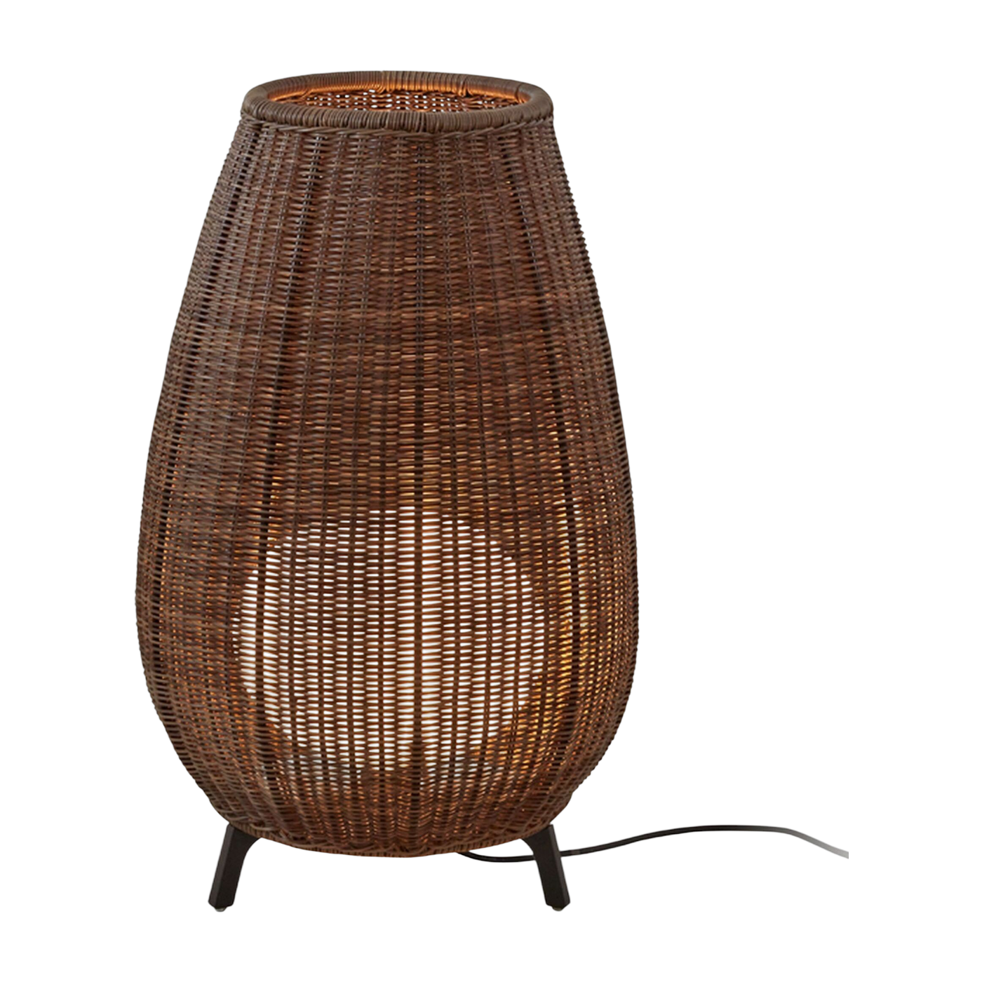 sol led non dimmable brown aluminum lamp 49x77, 5cm Amphora 01 - Bover