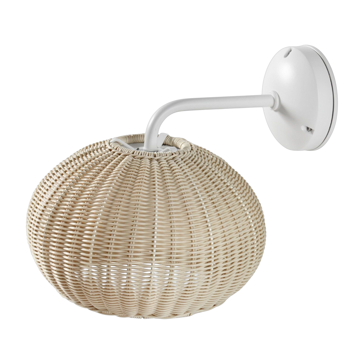 Applique murale d'extérieur led triac dimmable blanc ivoire 27cm Garota A/01 - Bover
