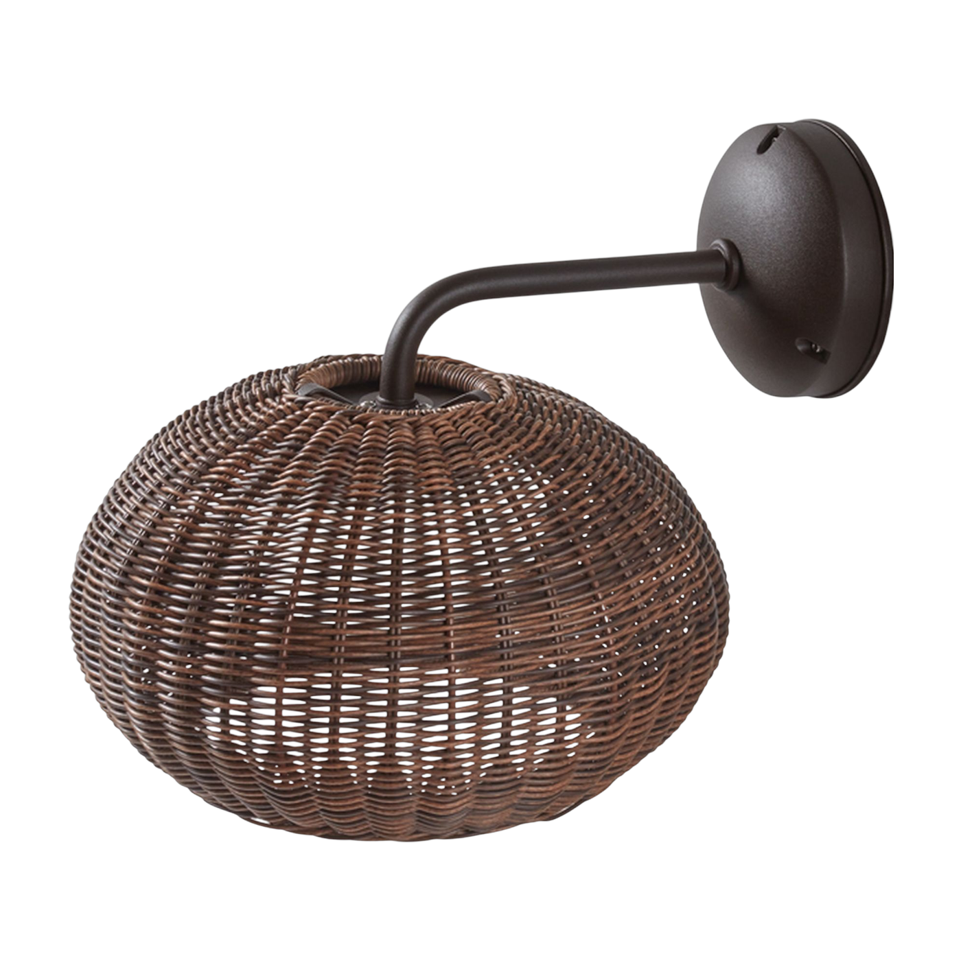 Applique murale d'extérieur led triac dimmable graphite marron 27cm Garota A/01 - Bover