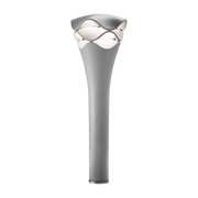 Lampadaire d'extérieur dimmable en polyuréthane gris pierre 77cm Cornet - Bover