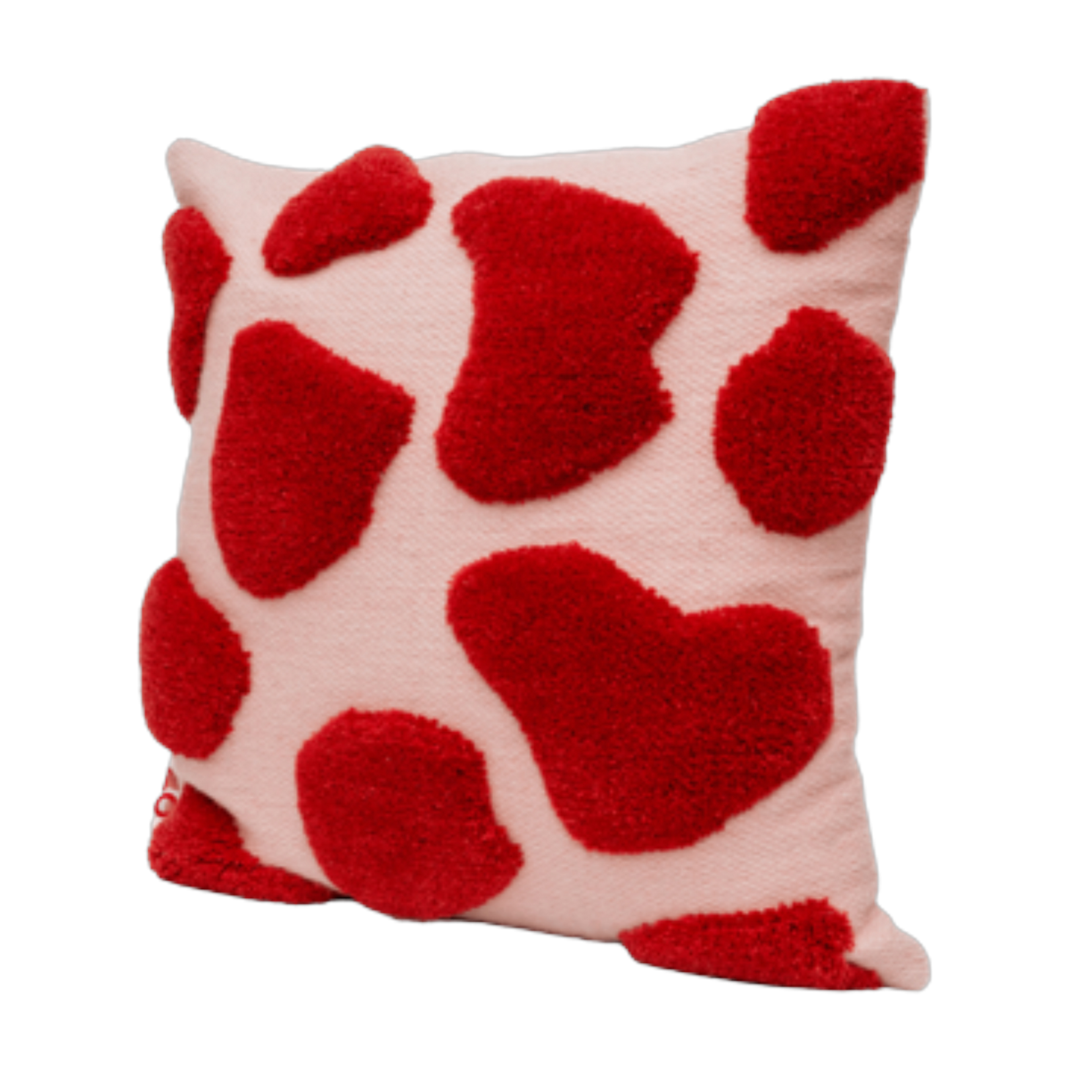 Rosafarbenes Wollkissen 45cm Wild raspberry -. Colortherapis
