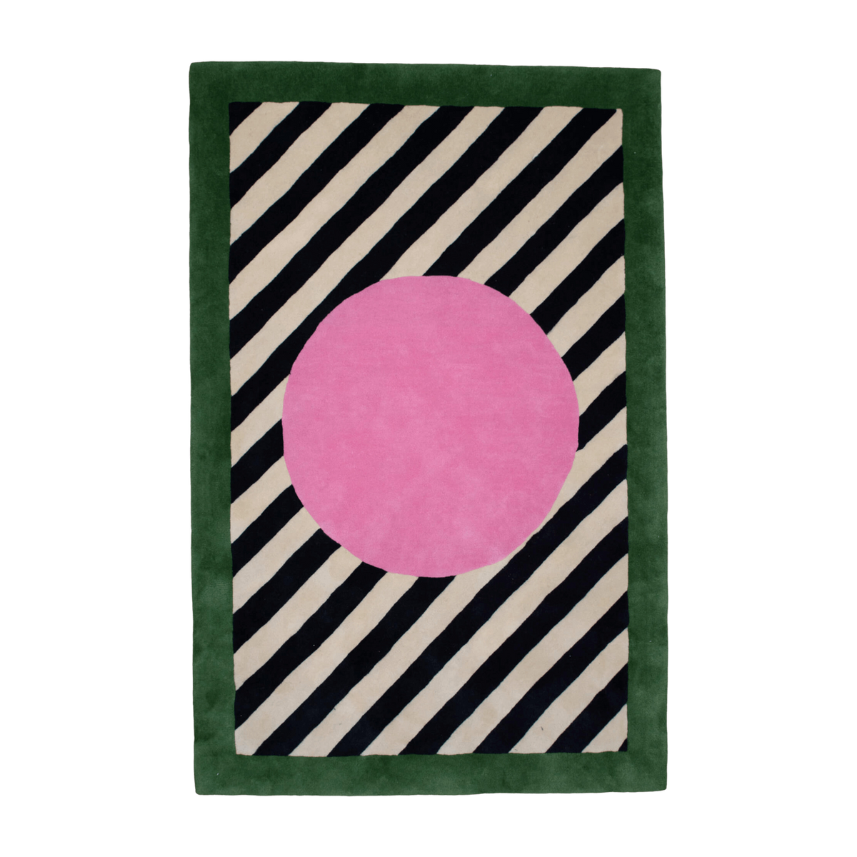 سجادة صوف محبوكة وردي 120x180 سم Sfera - Colortherapis