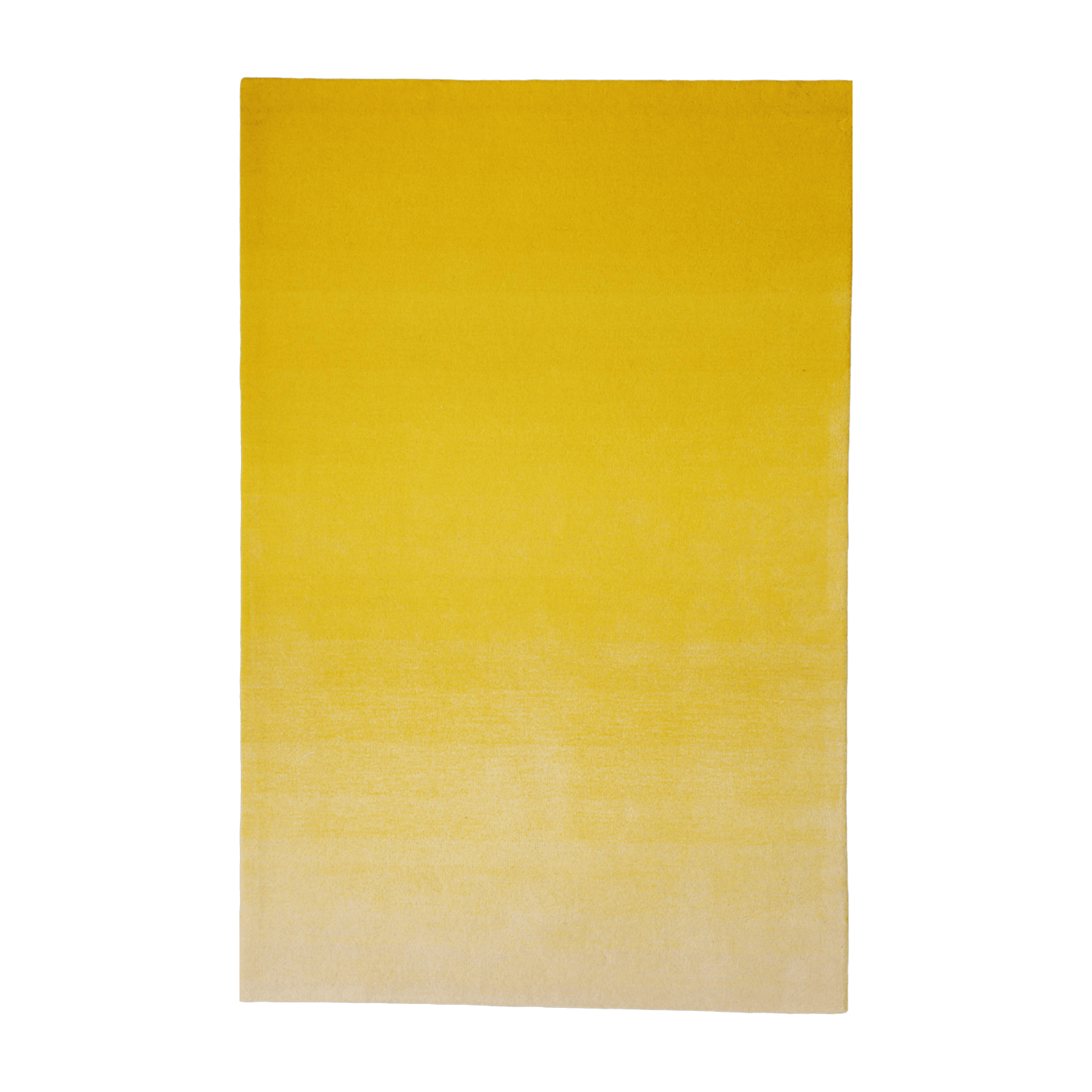 Yellow bright wool rug 170x240cm - Colortherapis