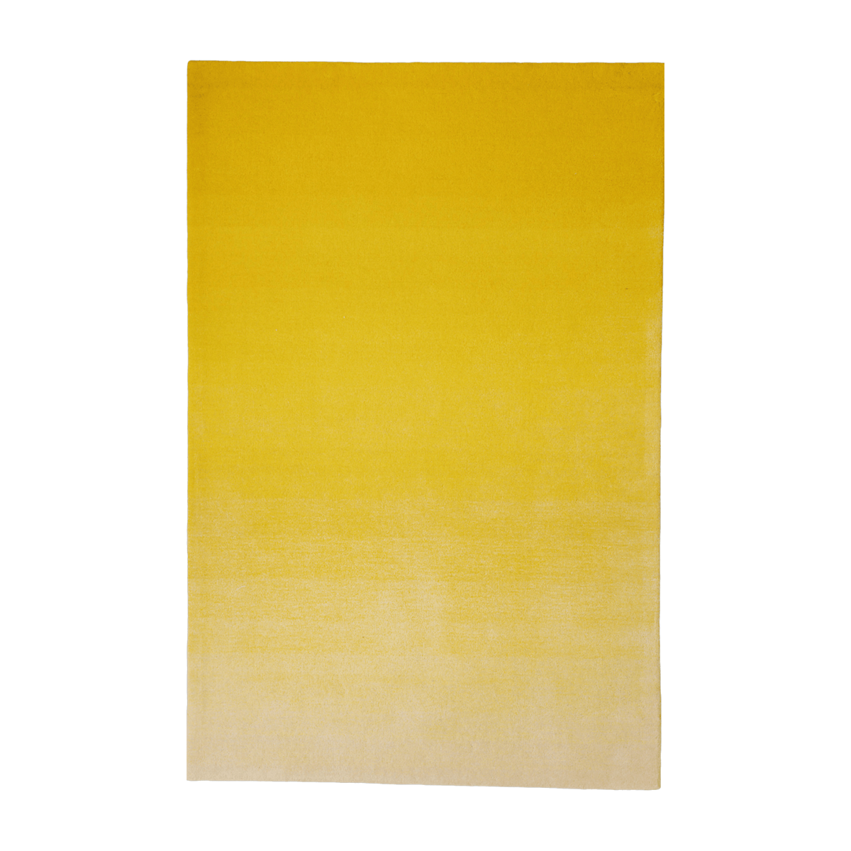 Yellow bright wool carpet 140x210cm - Colortherapis