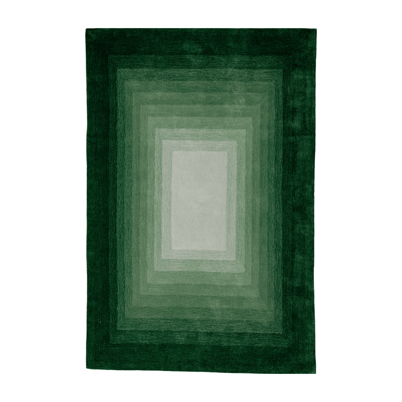Green Door Wool Carpet 200x200cm - Colortherapis