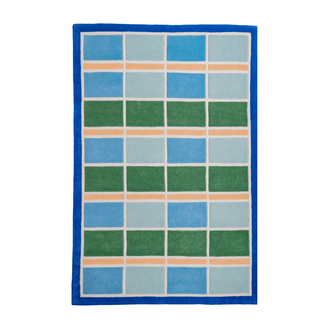 Pastel wool rug set 200x200cm - Colortherapis