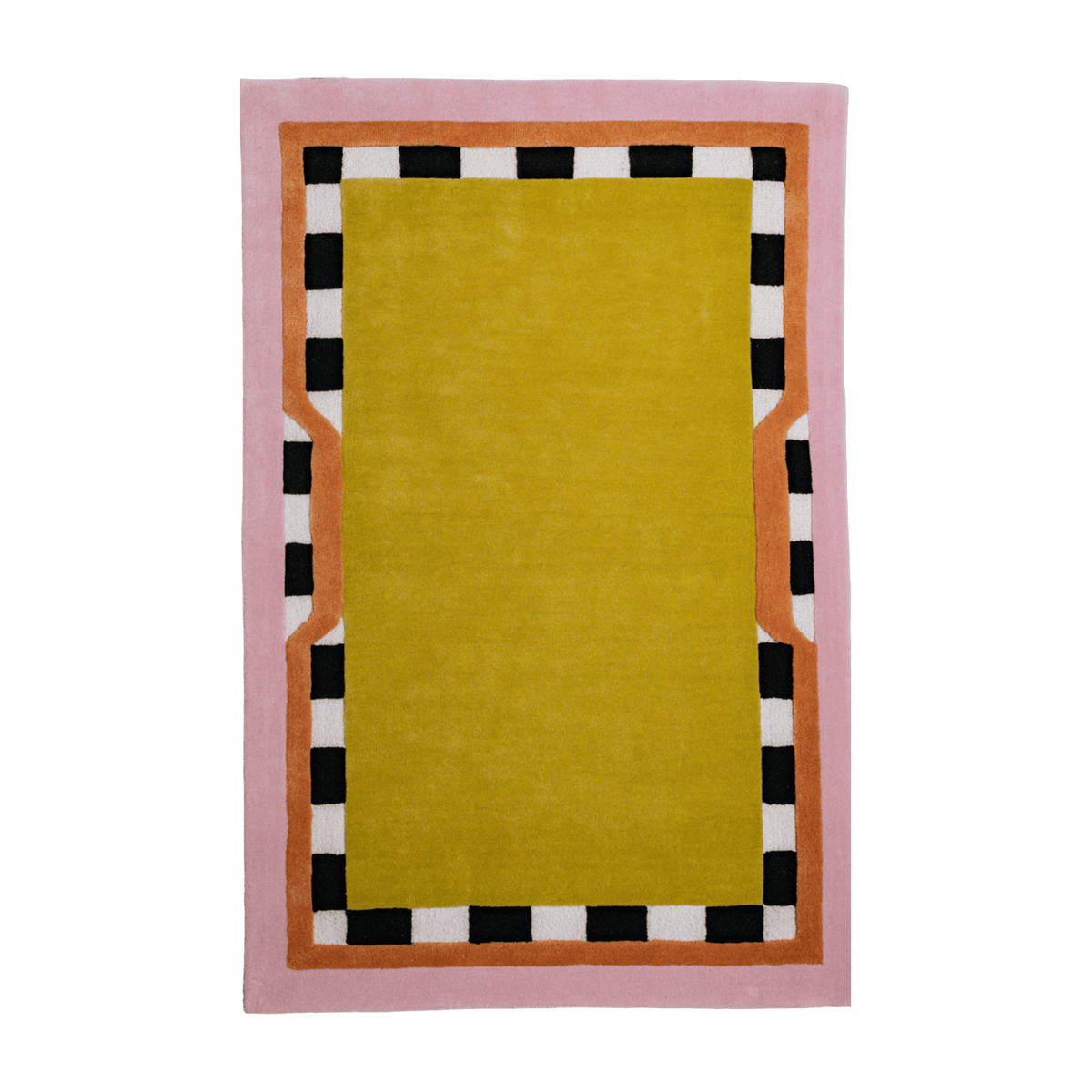Eighties wool rug 200x200cm - Colortherapis