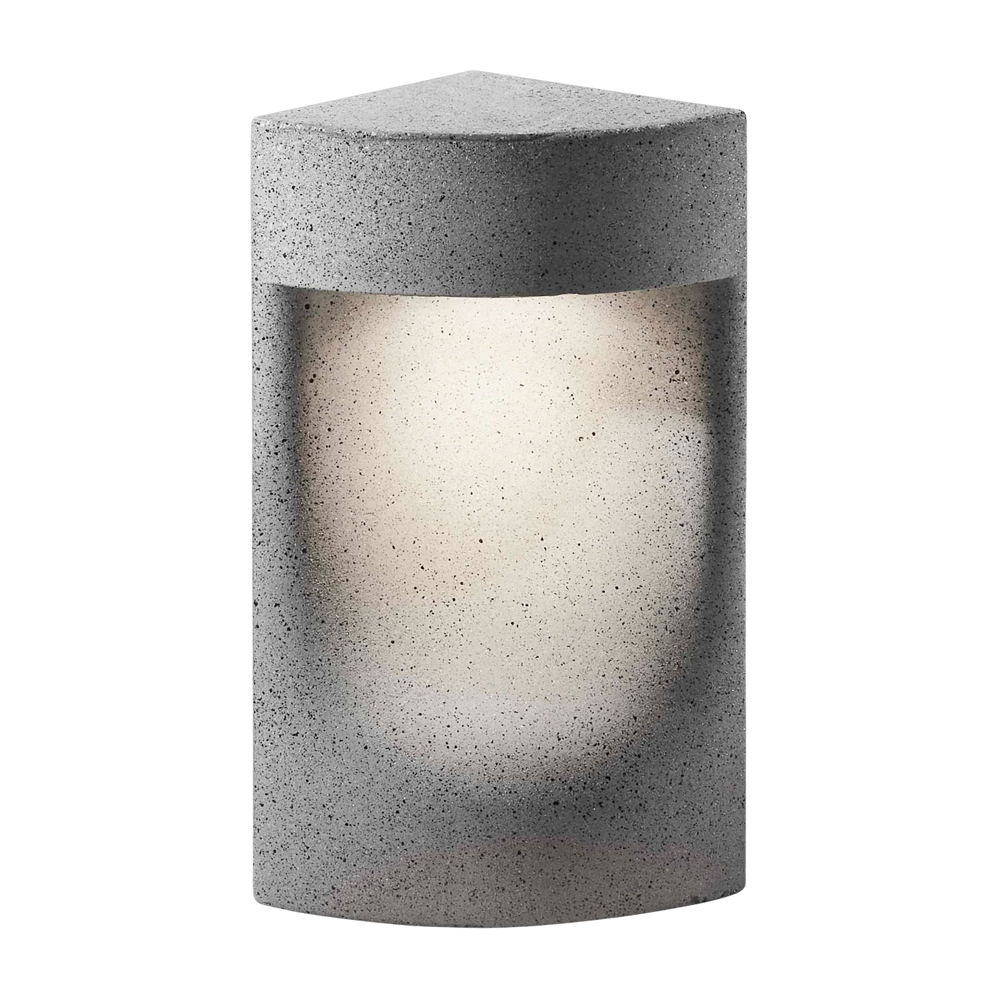 Dimmbare Stehleuchte für den Außenbereich aus grauem Beton 35cm Moai B/35 - -. Bover