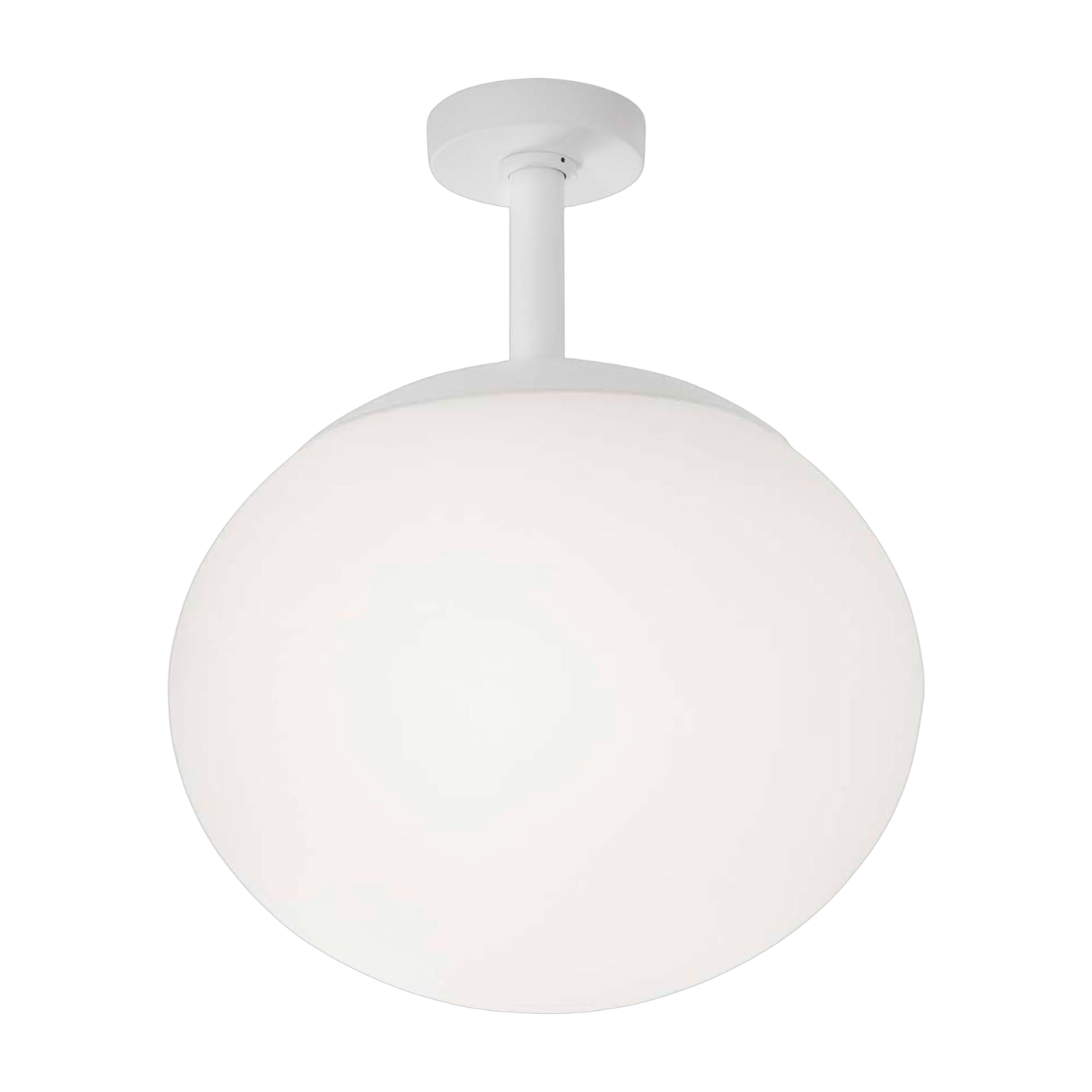 Garten-Deckenleuchte led dimmbar triac Messing weiß 50cm Elipse PF/50 -. Bover