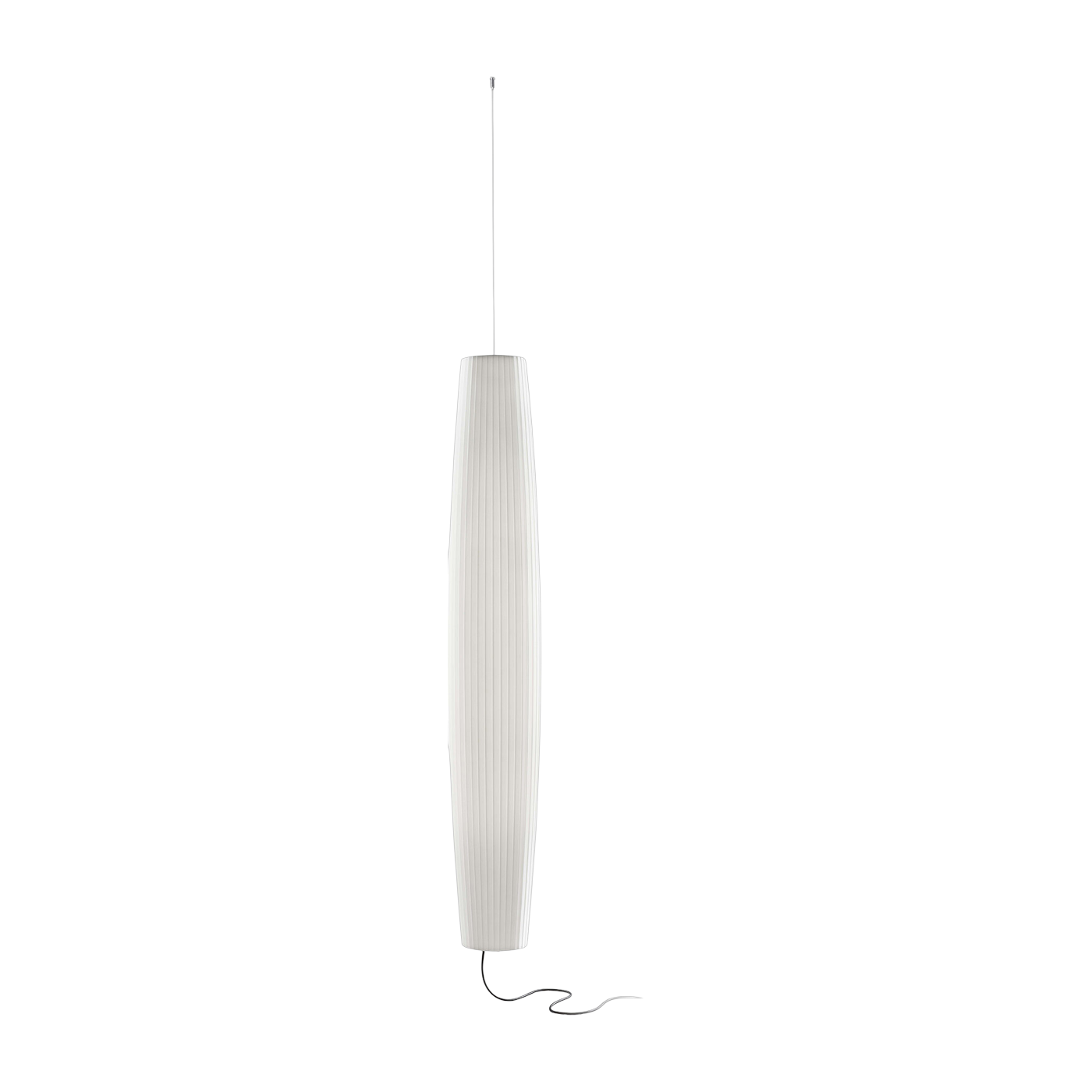 Suspension d'extérieur triac dimmable installation bottom polyéthylène blanc 296cm Maxi S/01 - Bover