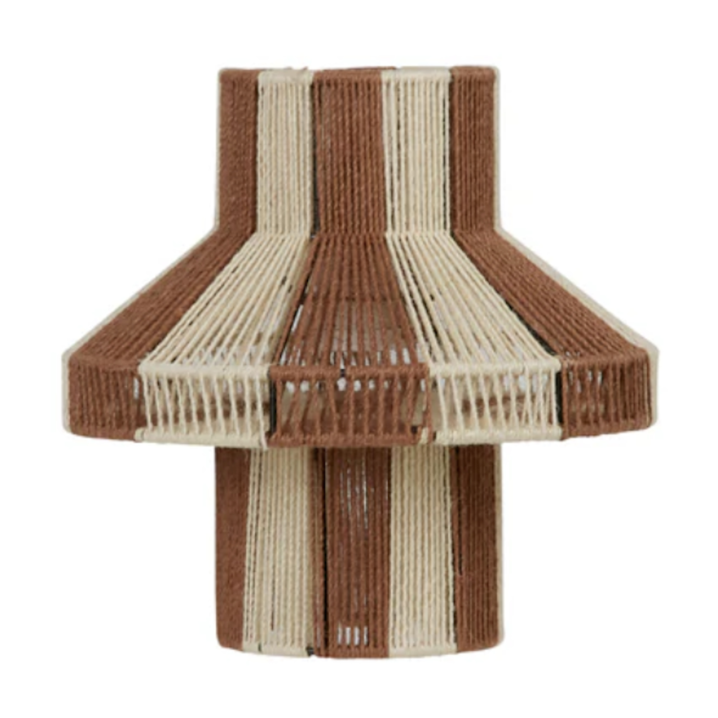 Abat-jour pour suspension 28 x H28 cm marron et jaune Diana - Broste Copenhagen