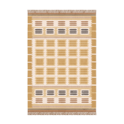 Rectangular rug in marigold wool 180x270cm Röllakan - Layered