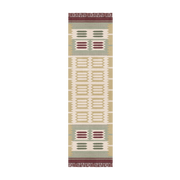 Rectangular wool rug primrose 75x240cm Röllakan Hilma - Layered