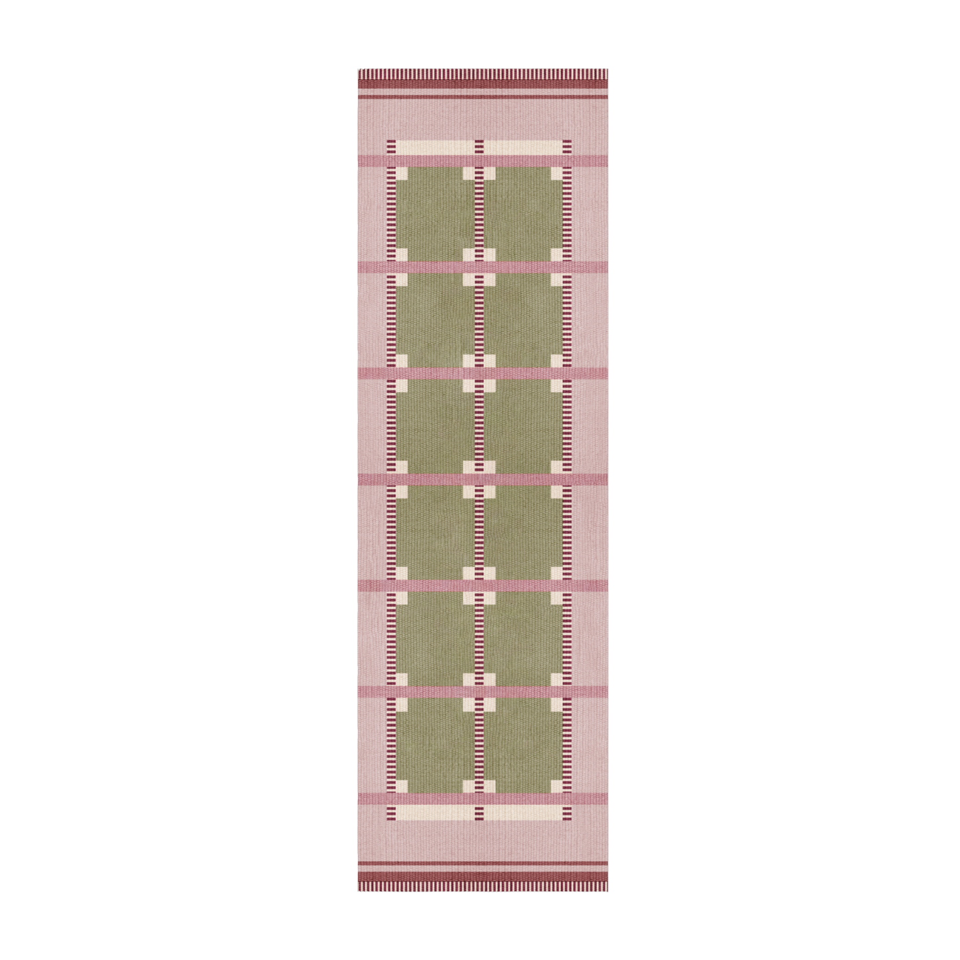 Tappeto rettangolare in lana erba primaverile 75x240cm Röllakan Ruth - Layered