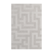 Rechteckiger Wollteppich simply gray 180x270cm Byzantine -. Layered