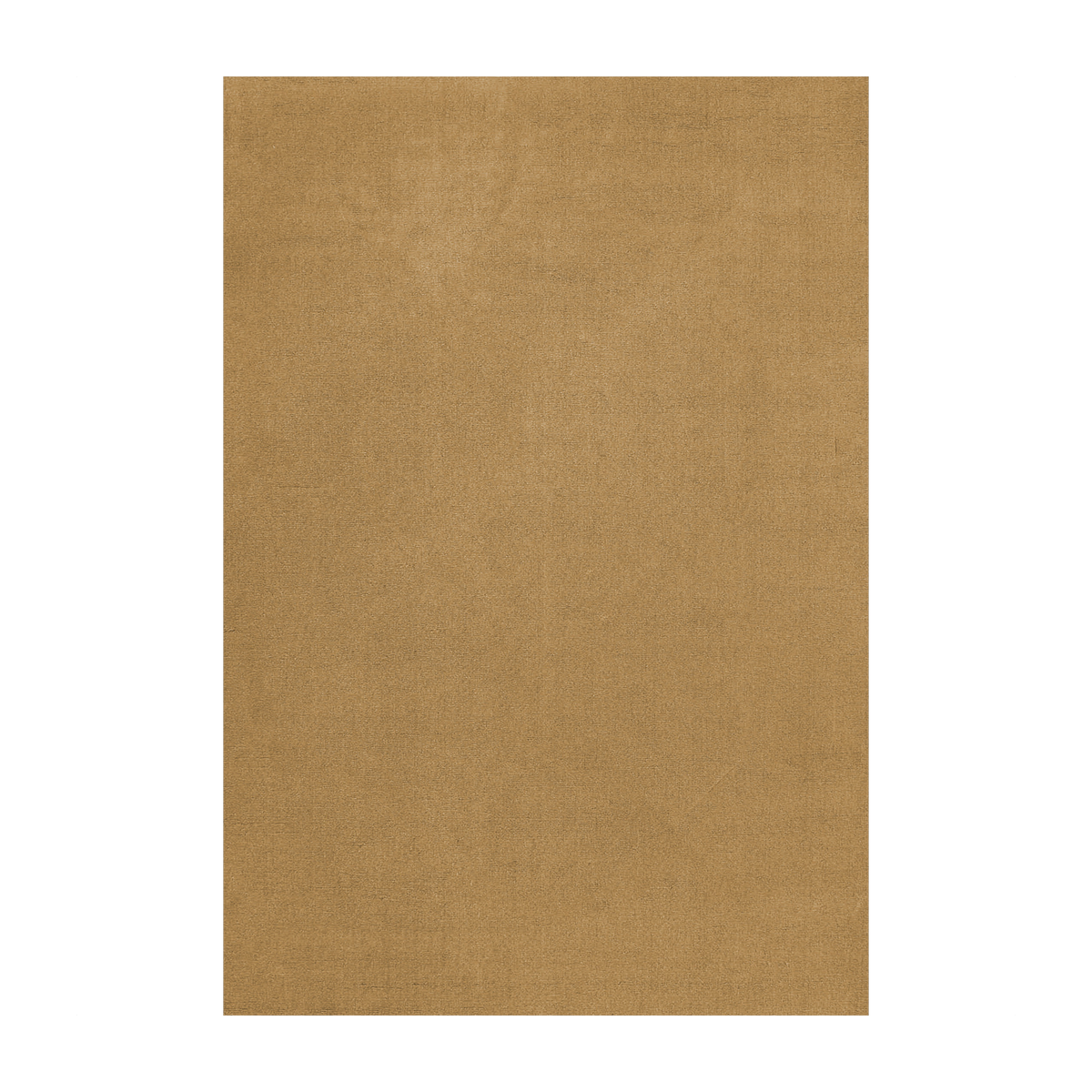 سجادة مستطيلة من الصوف المحاك باللون البني الذهبي 300x400 سم Solid - Layered
