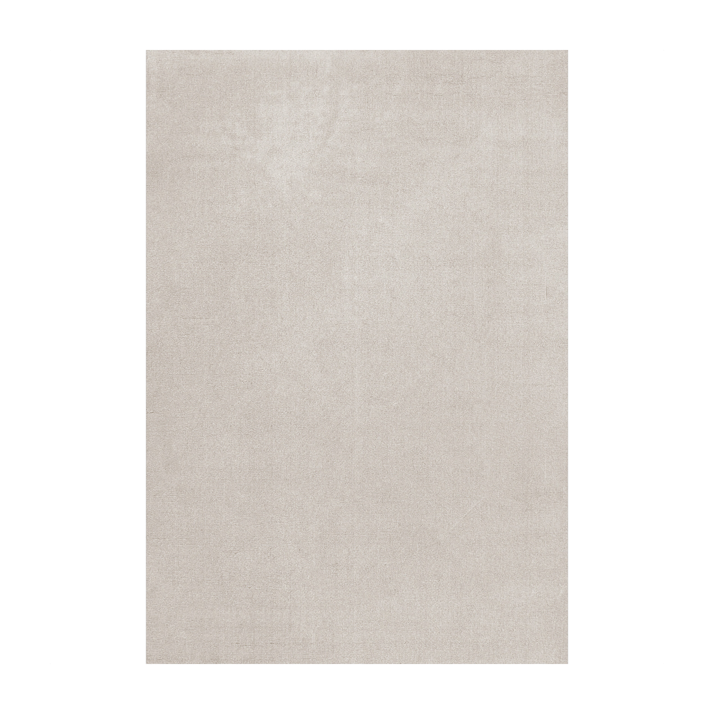 Alfombra rectangular de lana copetuda color avena 300x400cm Sólida - Layered