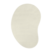 Tappeto Residue in lana 200x300cm bone white tufted organic - Layered