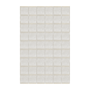 Mustard tufted wool rectangular rug 180x270cm Lilly - Layered
