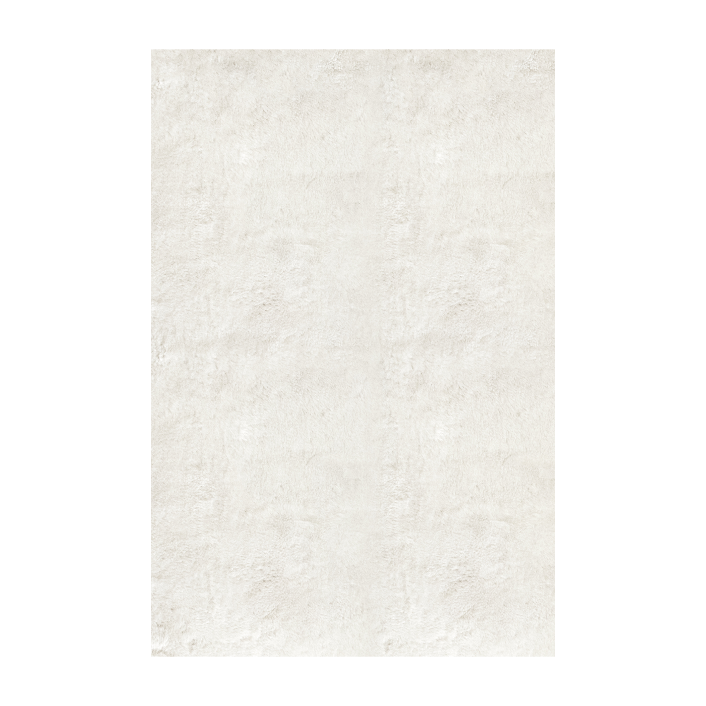 Alfombra rectangular de lana blanca hueso 180x270cm Artisan Plain - Layered