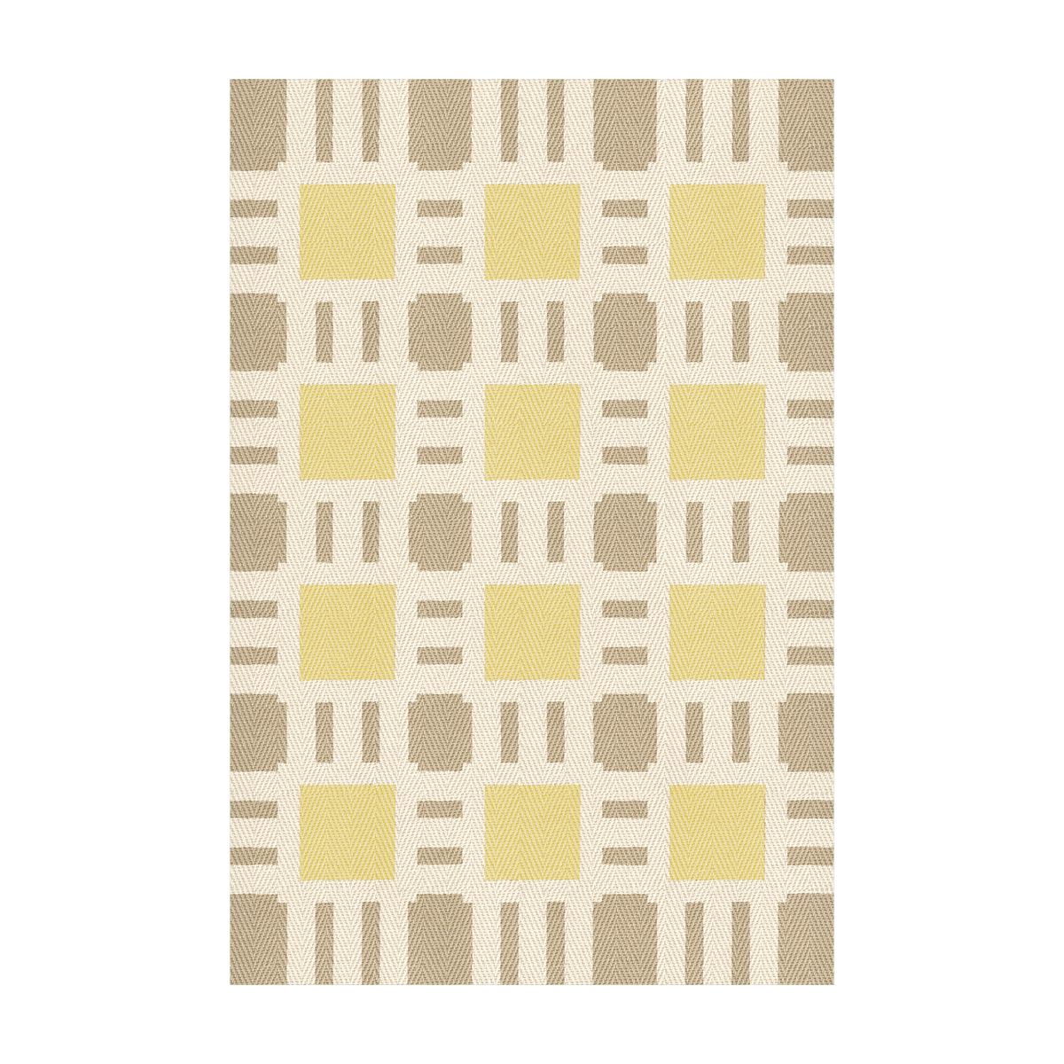 Alfombra rectangular de yute sunny side up 75x200cm Evelina Kroon - Layered