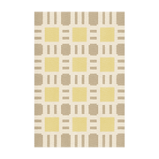Rectangular sunny side up jute rug 300x300cm Evelina Kroon - Layered