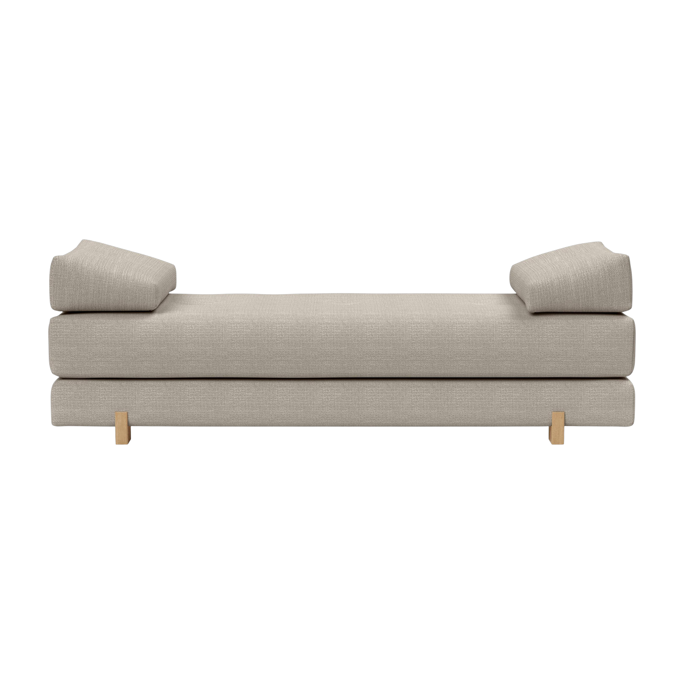 Umbaubares Sofa mit Eichenbeinen und Kenia gravel 160-200cm Sigmund Drip - -. Innovation Living