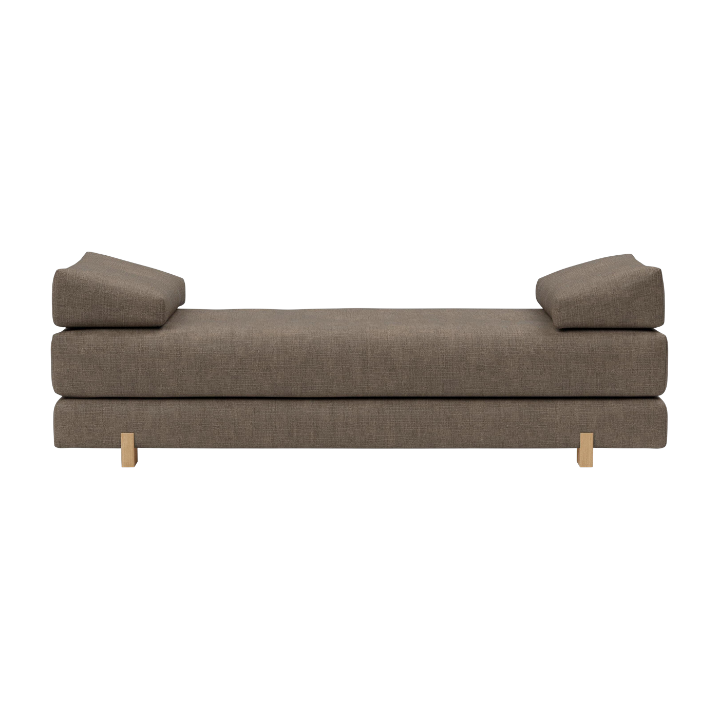 Schlafsofa mit Eichenbeinen und Esina cedar brown 160-200cm Sigmund Drip - -. Innovation Living